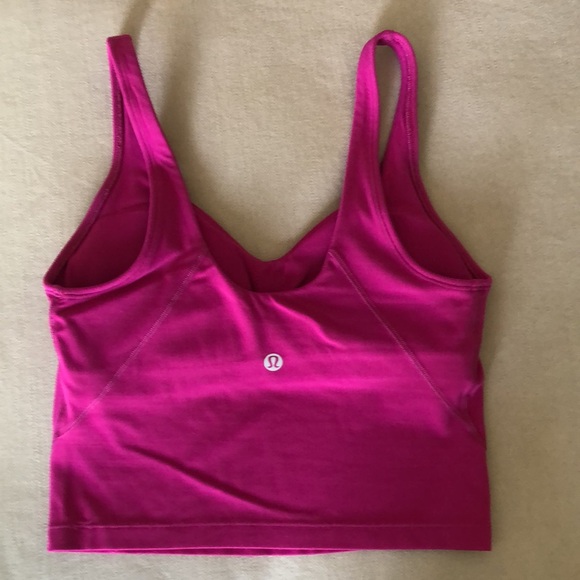 Lululemon size 4 Align crop tank EUC - Picture 2 of 3